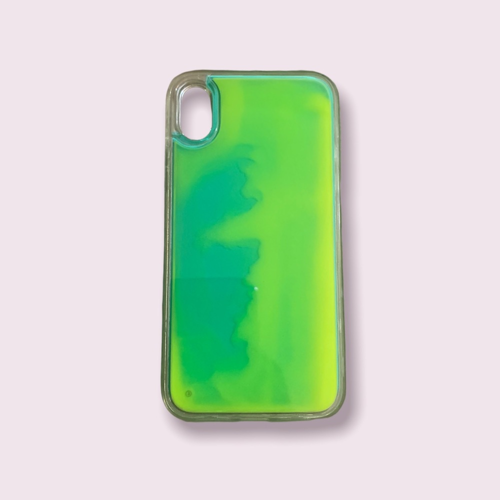 iPhone XR glow in the dark sand case